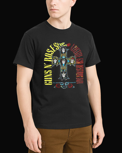 Guns N' Roses Appetite For Destruction Siyah Tişört V2