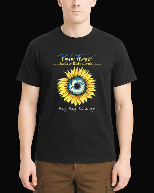 Pink Floyd Hey Hey Rise Up Siyah Tişört