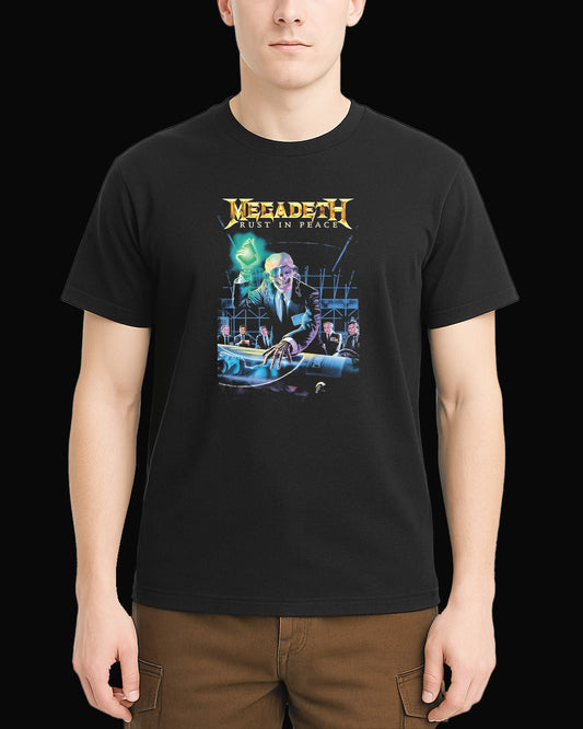Megadeth Rust In Peace Siyah Tişört