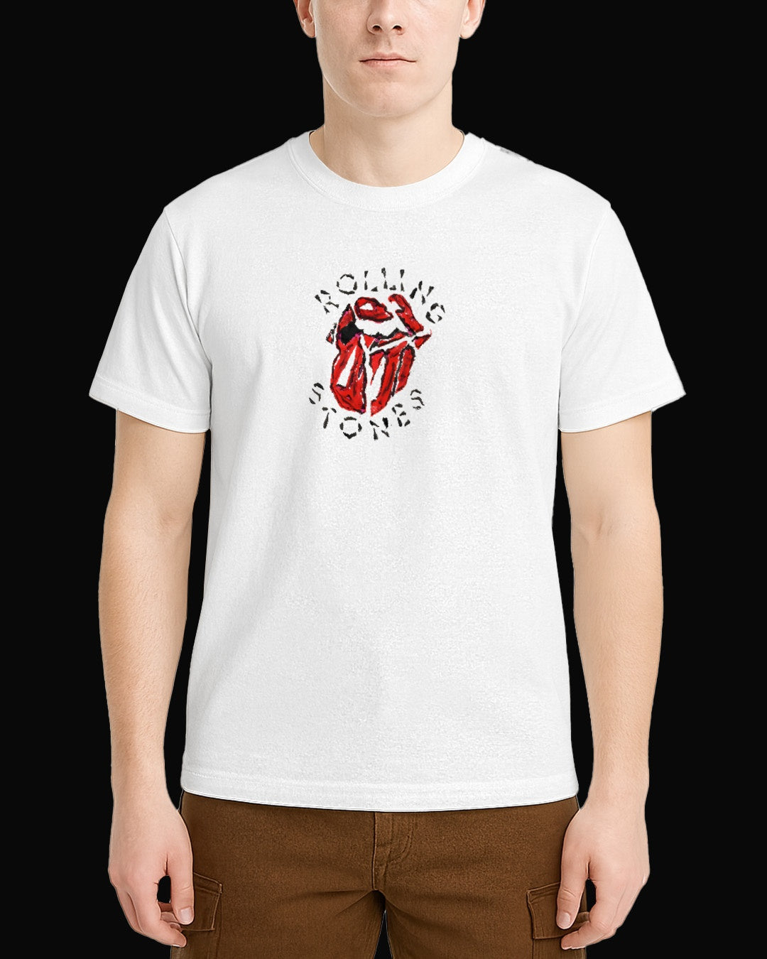 The Rolling Stones Shattered Tongue Beyaz Tişört