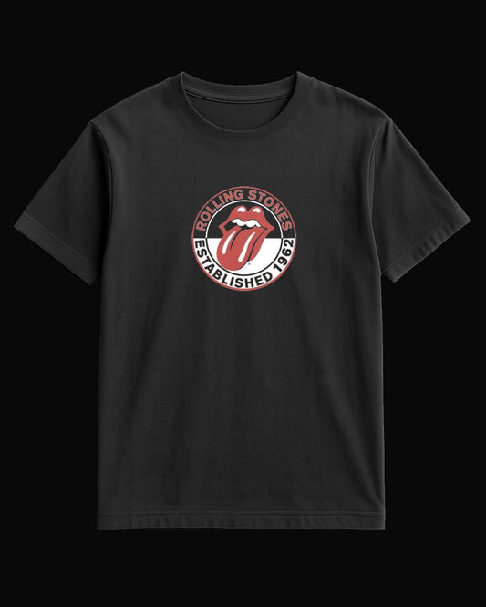 The Rolling Stones Established 1962 Siyah Tişört