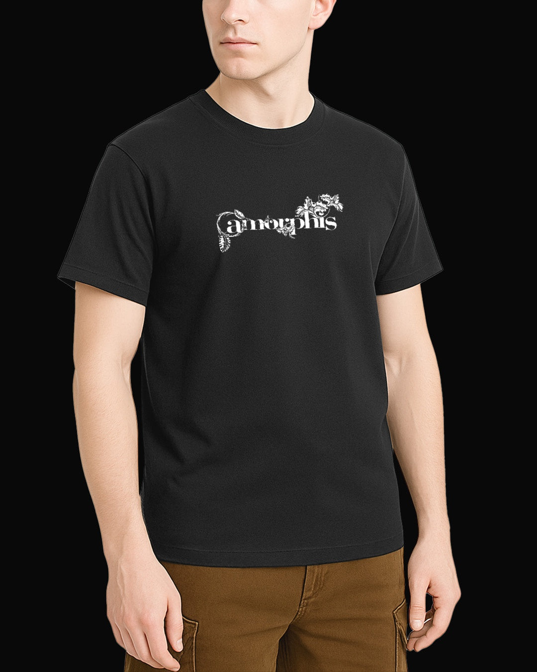 Amorphis Band Logo Black T-Shirt