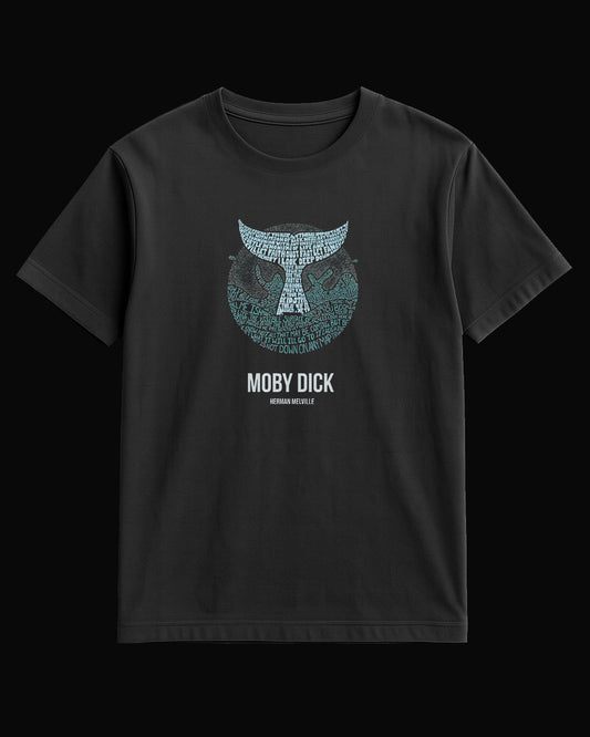 Moby Herman Melville Siyah Tişört