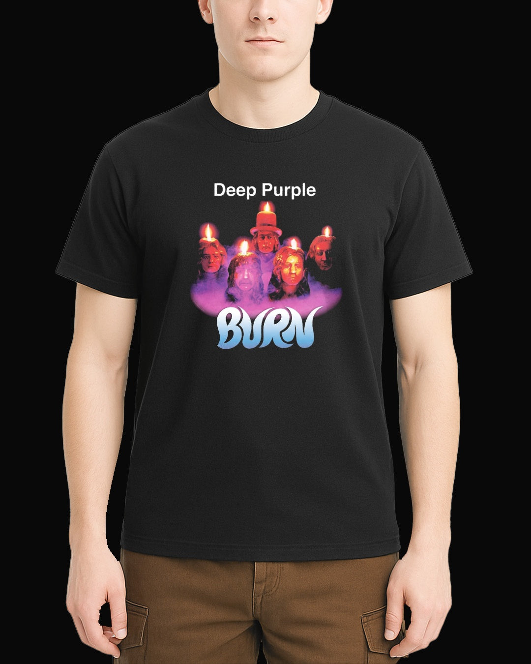Deep Purple BURN Siyah Tişört
