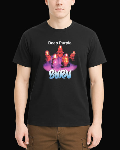 Deep Purple BURN Siyah Tişört