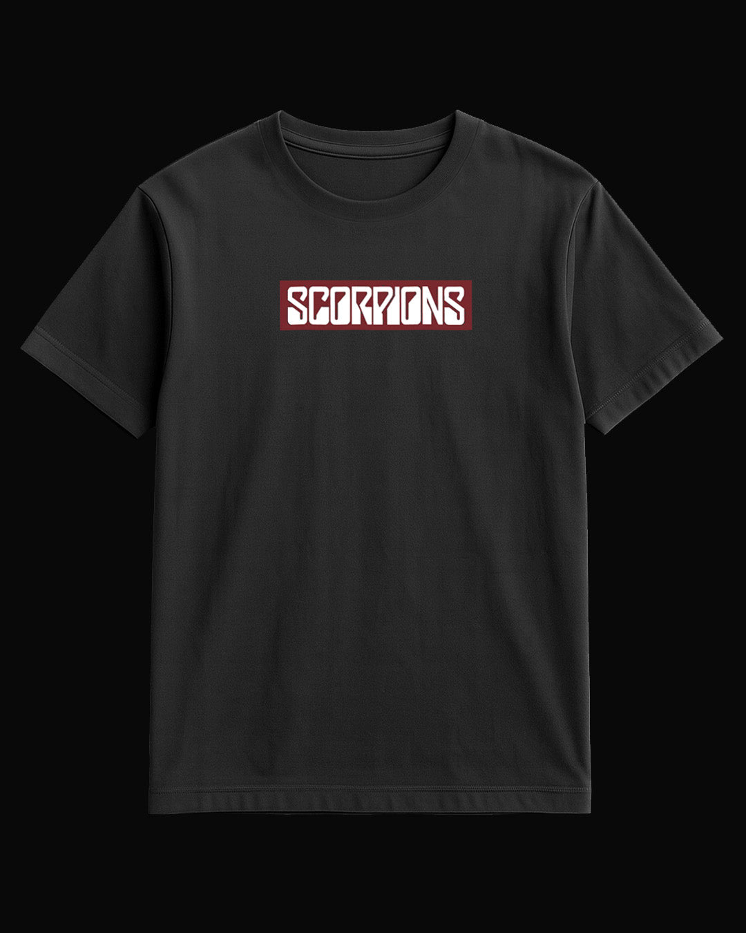 Scorpions Grup Logo-2 Siyah Tişört