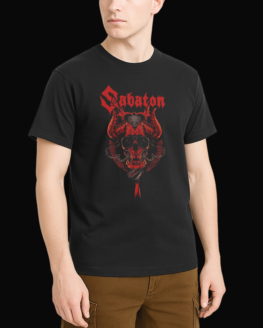 Sabaton Devil Siyah Tişört