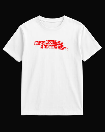 Rage Againts The Machine Red Flag Beyaz Tişört
