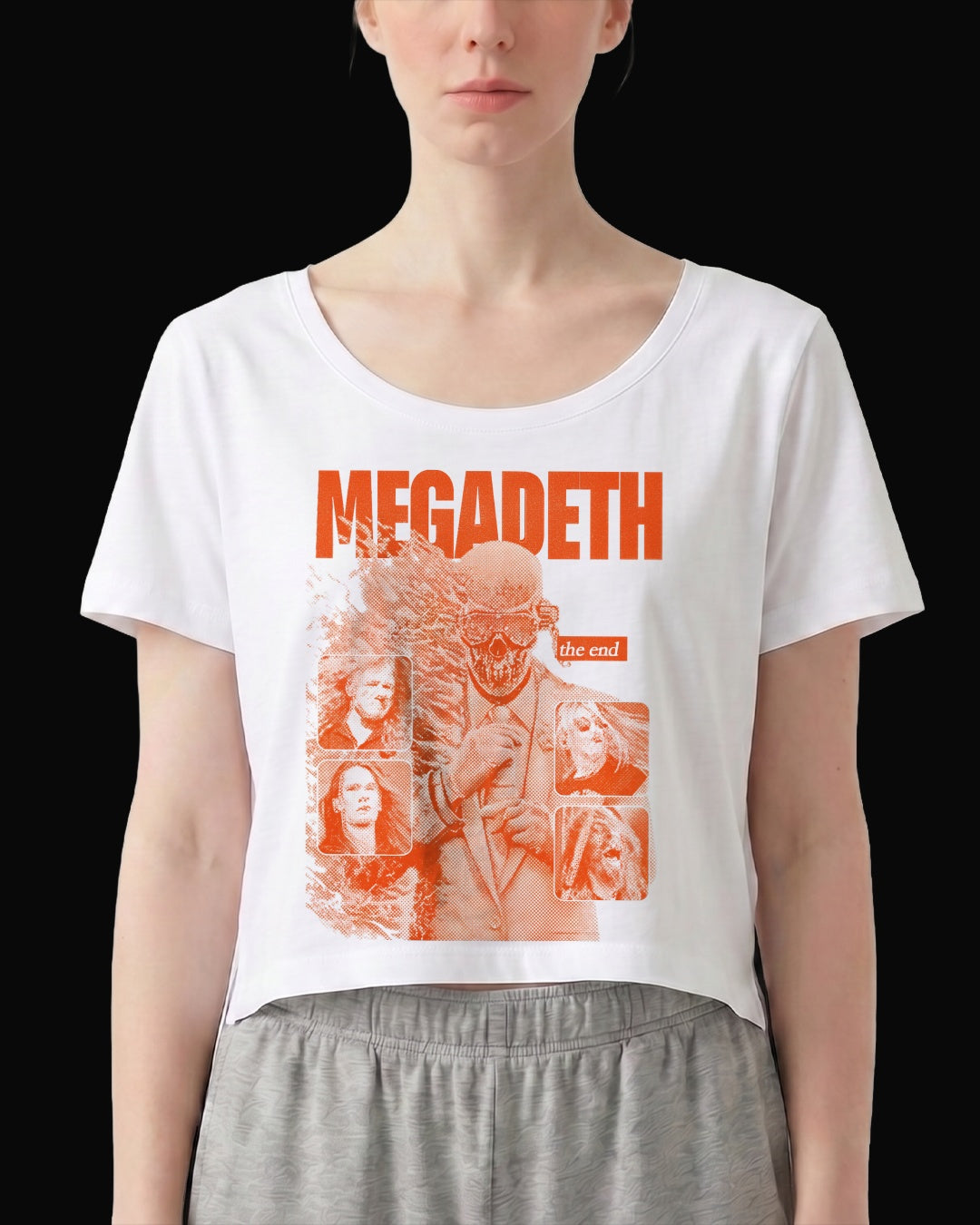 Megadeth the end Beyaz Kadın Tişört