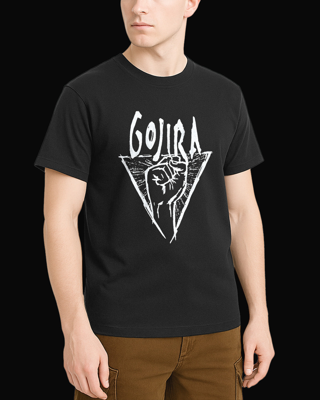 Gojira The Right Hand Siyah Tişört V2