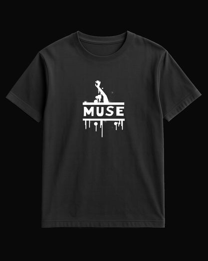 Muse Grup Logo Siyah Tişört V3