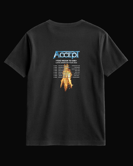 Accept Too Mean To Die Siyah Tişört V4