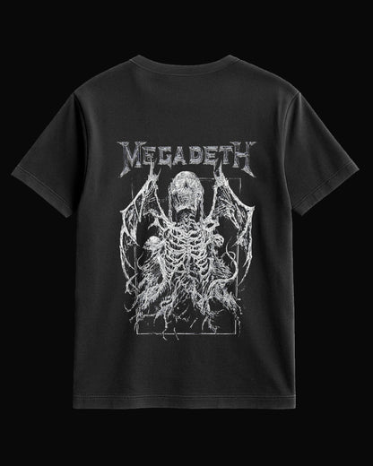 Megadeth ANGEL OF DEATH Sırt Baskılı Siyah Tişört