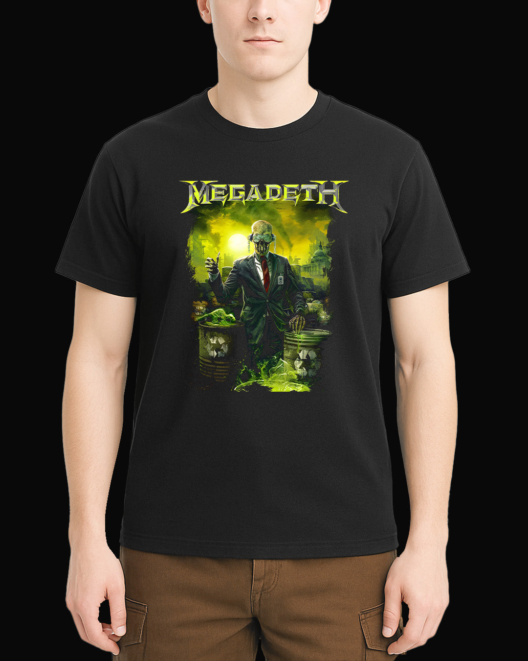 Megadeth Waste Profit Siyah Tişört