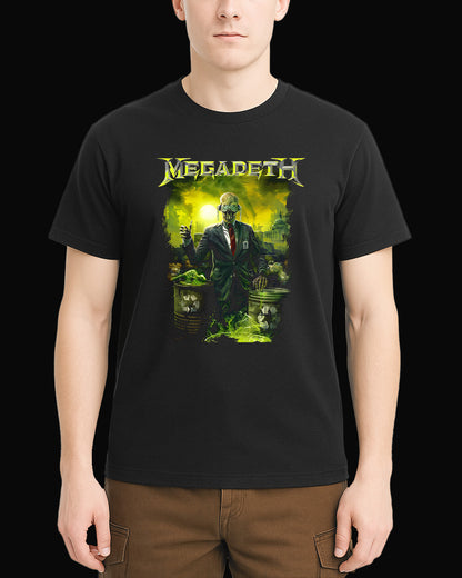 Megadeth Waste Profit Siyah Tişört