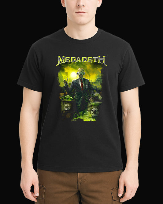 Megadeth Waste Profit Siyah Tişört