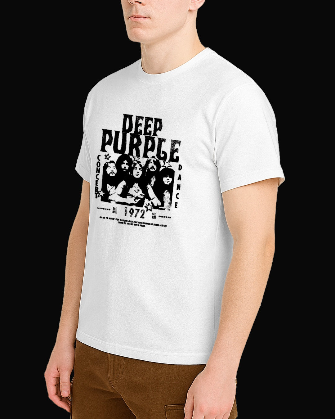 Deep Purple Fireball Beyaz Tişört