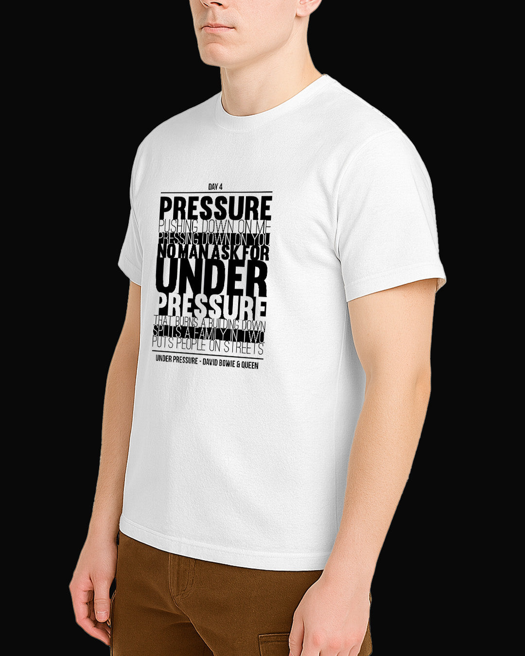 Queen Under Pressure Beyaz Tişört
