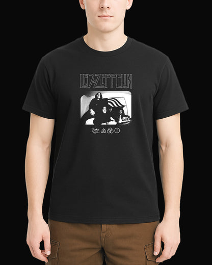 Led Zeppelin Elements Black T-Shirt