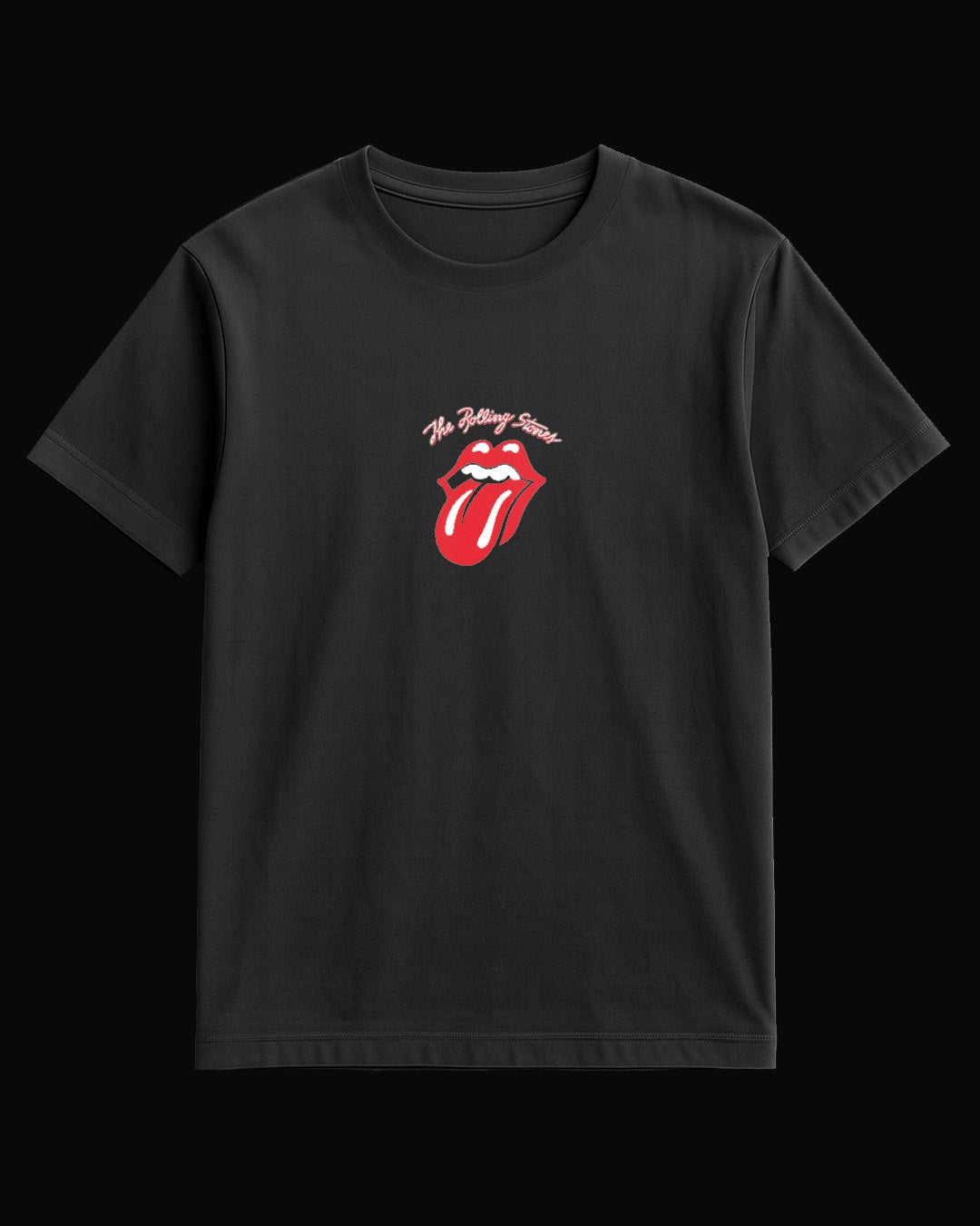 The Rolling Stones The Tongue Siyah Tişört V4