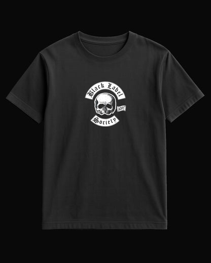 Black Label Society Stronger Than Death Sırt Baskılı Siyah Tişört