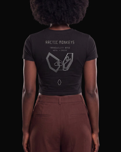 Arctic Monkeys Tranquility Base Siyah Baby Tee Tişört V2