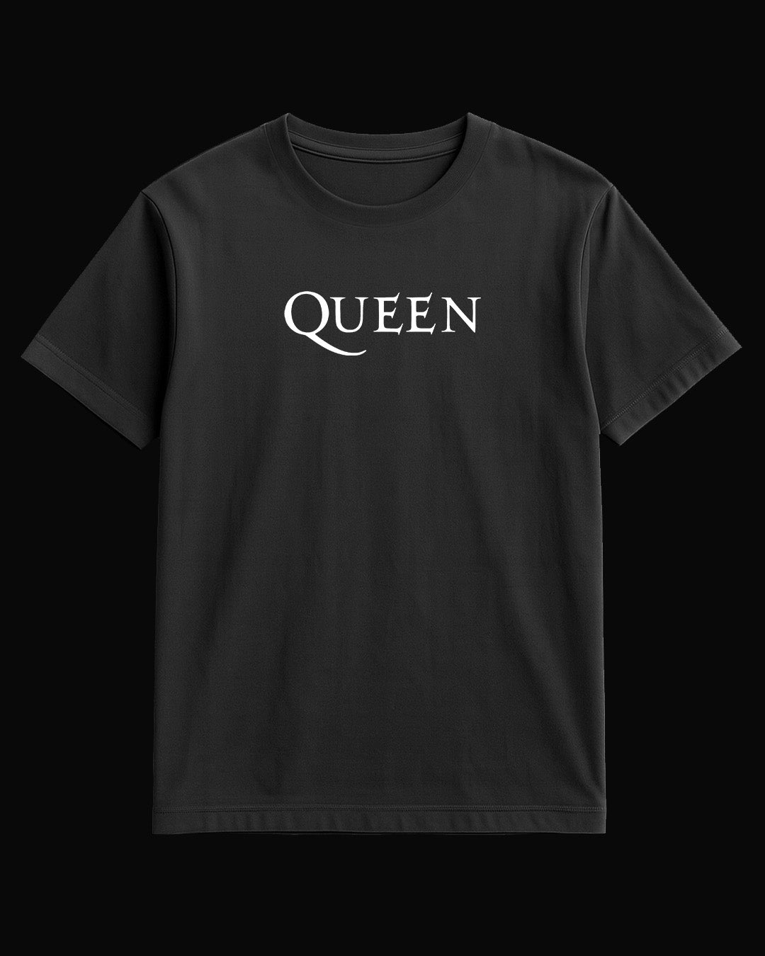 Queen White Queen Siyah Tişört