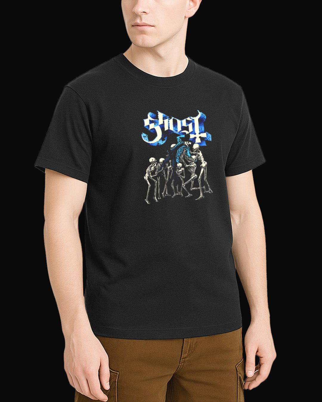 Ghost Skeletons Siyah Tişört
