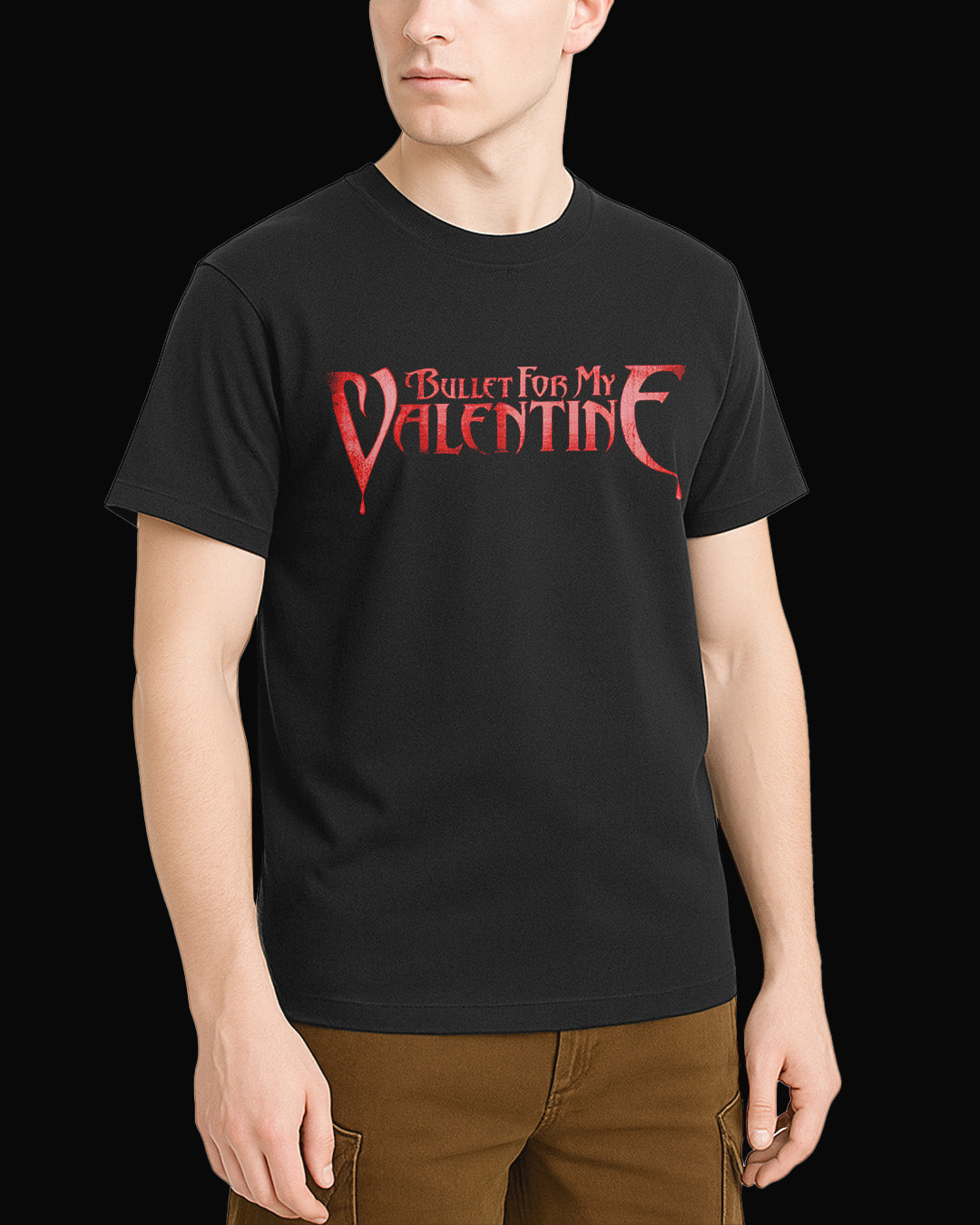 Bullet For My Valentine Grup Logo Siyah Tişört