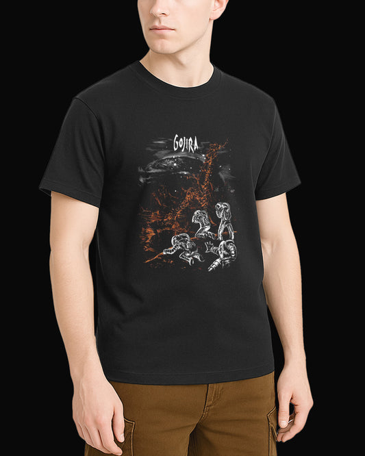 Gojira Lava Flows Siyah Tişört