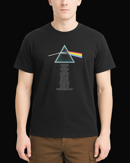 Pink Floyd Dark Side of the Moon Siyah Tişört V3