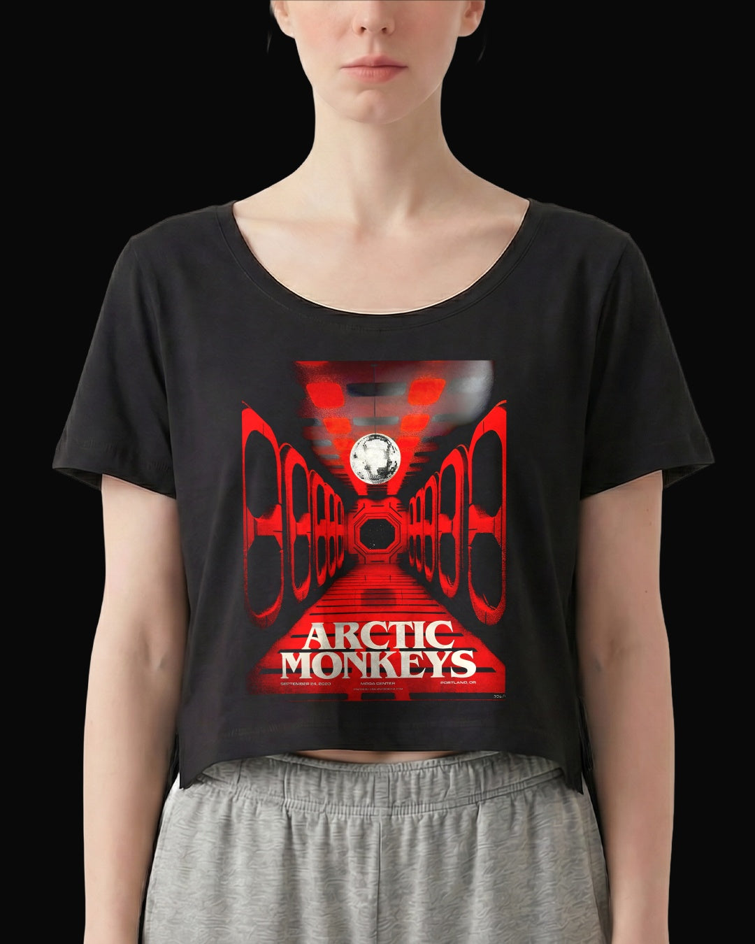 Arctic Monkeys A Space Odyssey Siyah Kadın Tişört