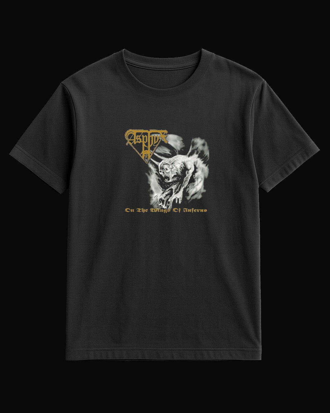 Asphyx On The Wings of Inferno Black T-Shirt