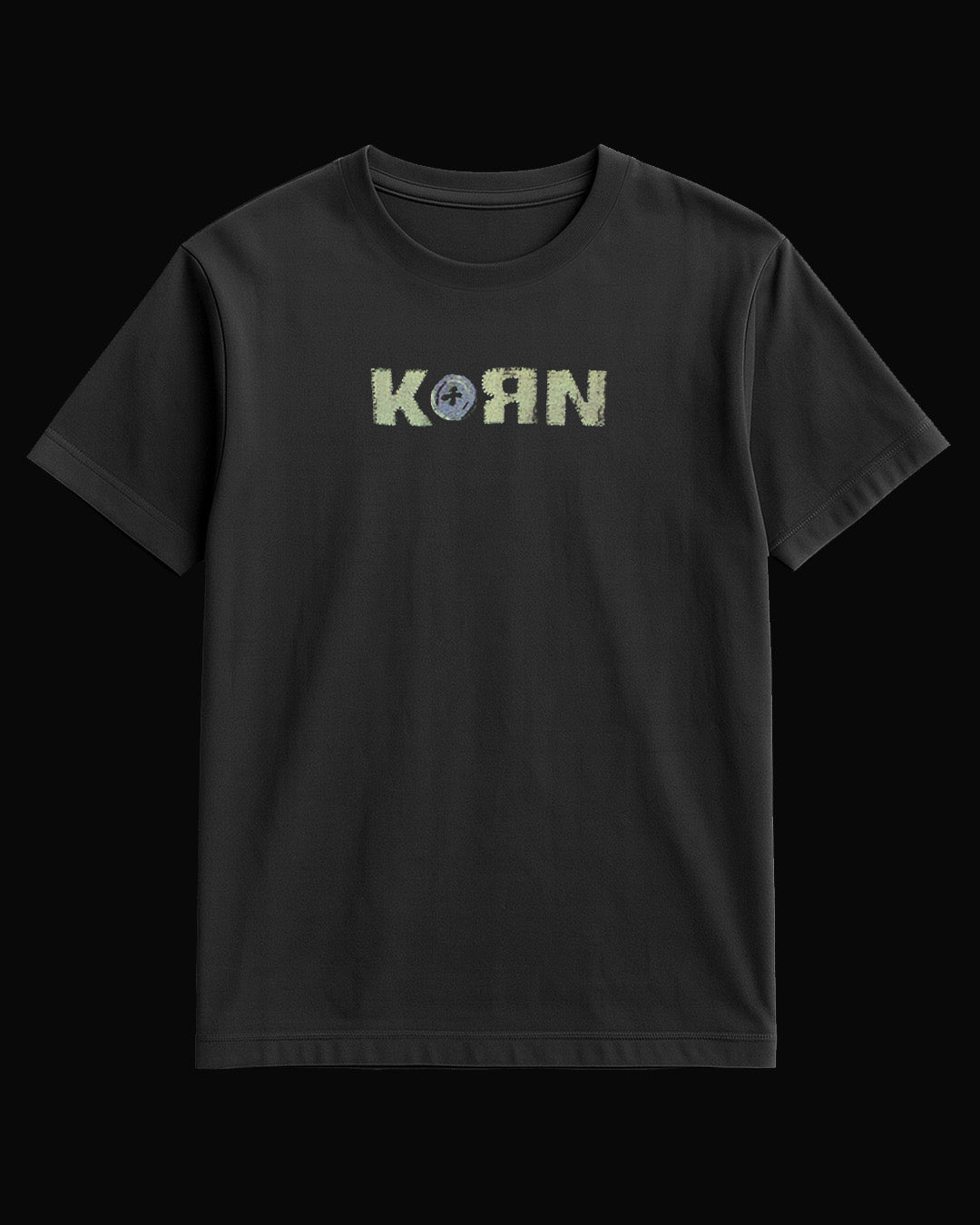 Korn Grup Logo Siyah Tişört