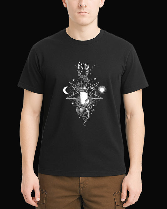 Gojira Lunar Phase Siyah Tişört