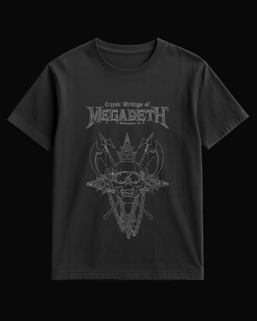 Megadeth Cryptic Writings Siyah Tişört