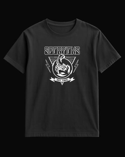 Scorpions Est. 1965 Siyah Tişört