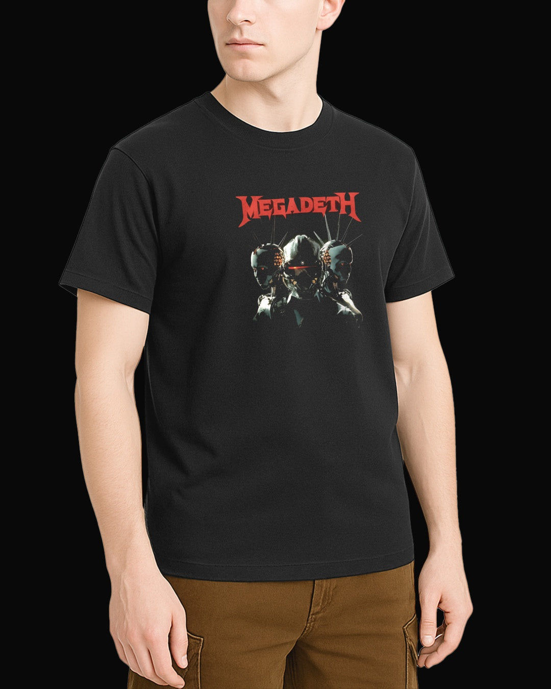 Megadeth Trio-Deth Siyah Tişört