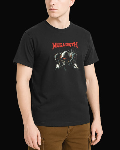 Megadeth Trio-Deth Siyah Tişört