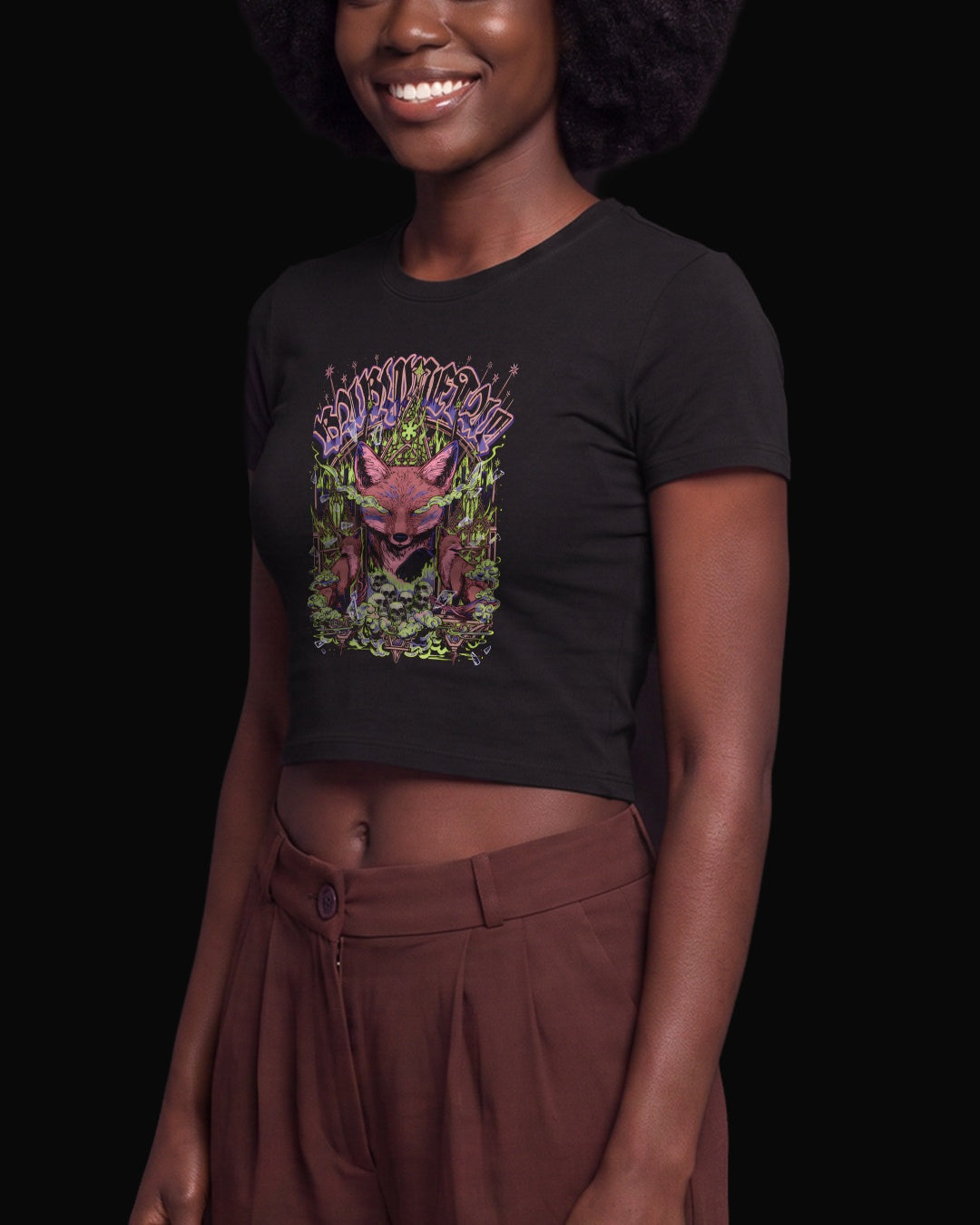 Babymetal Curse of Fox God Siyah Baby Tee Tişört