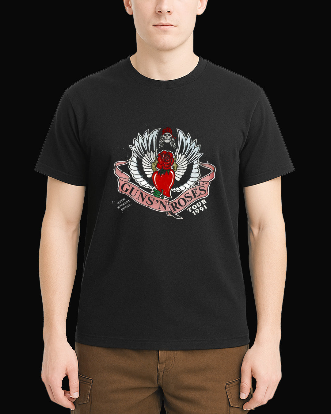 Guns N' Roses Tour 1991 Black T-Shirt