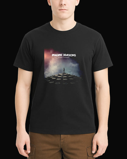 Imagine Dragons Night Visions Siyah Tişört V2