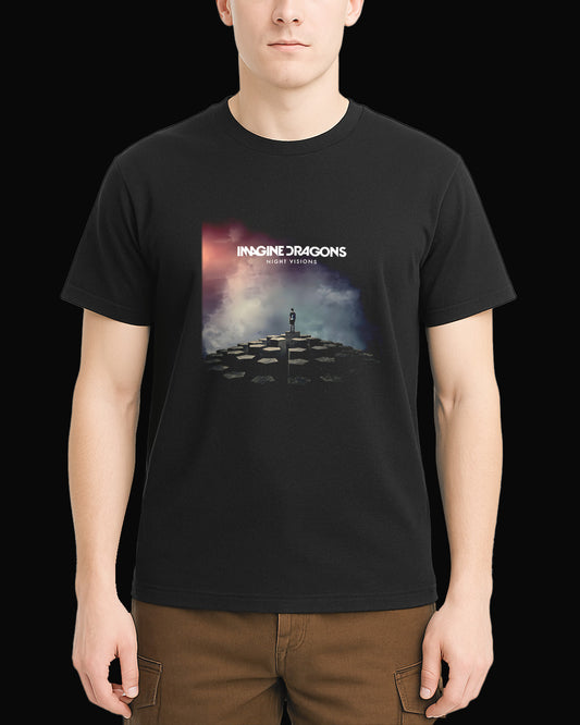 Imagine Dragons Night Visions Siyah Tişört V2