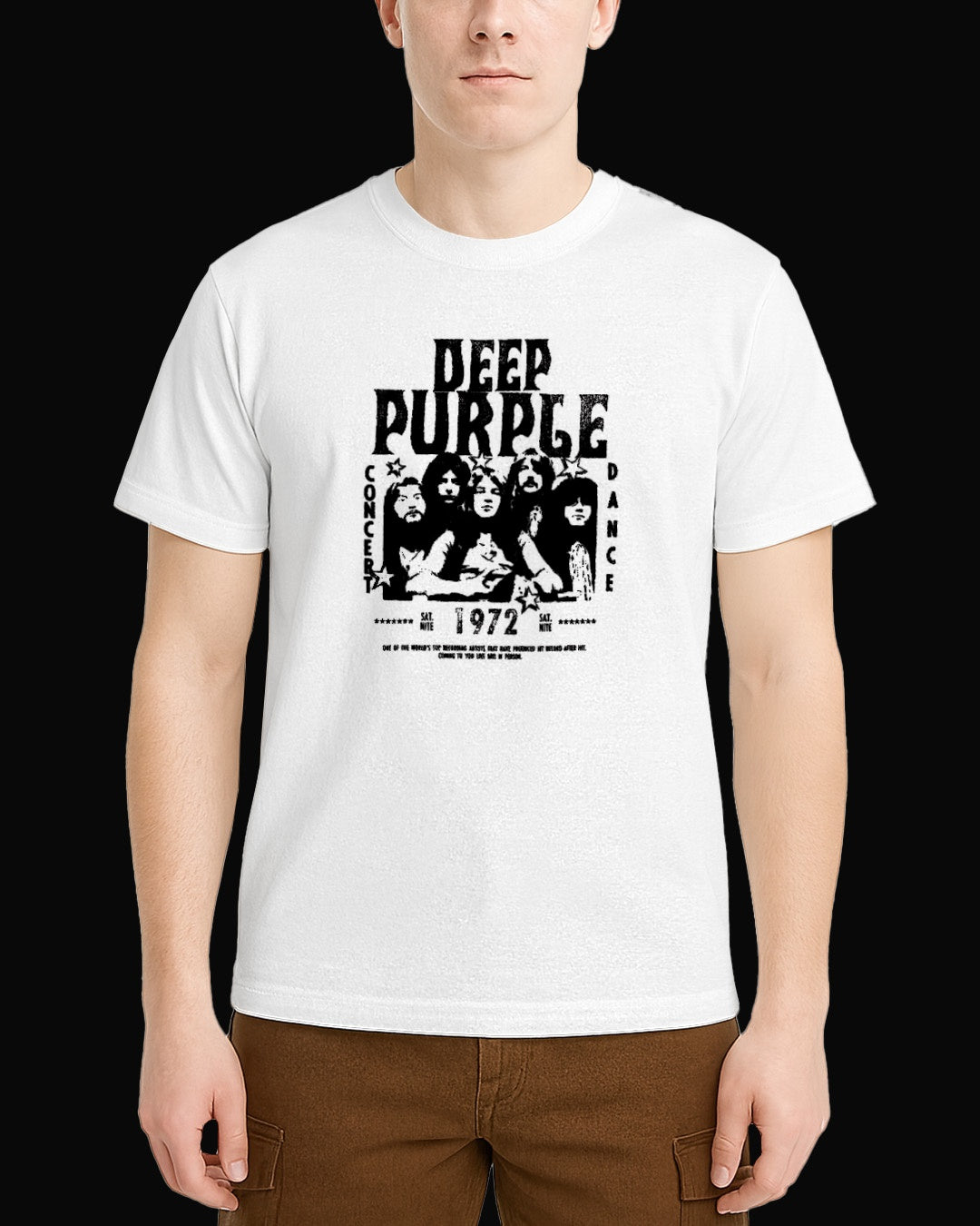 Deep Purple Fireball White T-Shirt