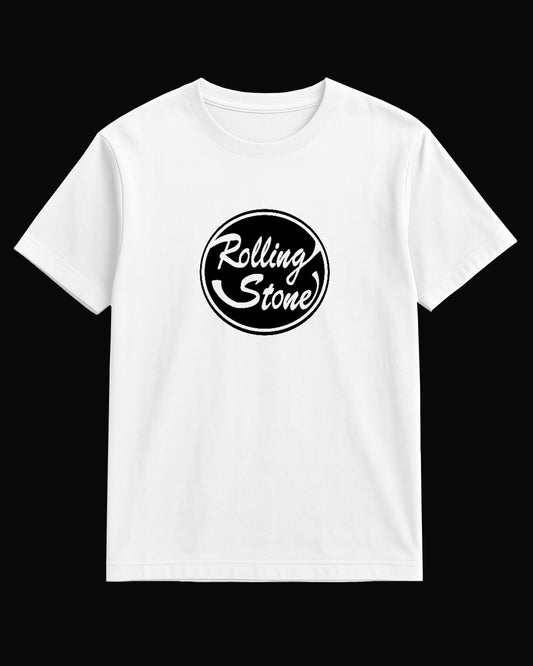 The Rolling Stones Grup Logo Beyaz Tişört