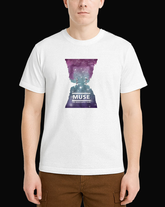 Muse The Resistance Tour Beyaz Tişört