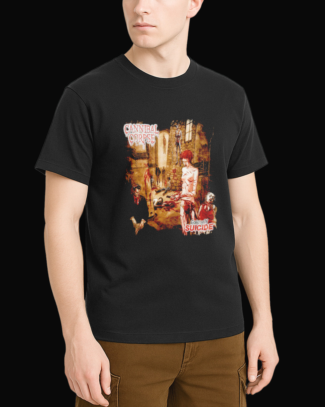 Cannibal Corpse Gallery Of Suicide Siyah Tişört