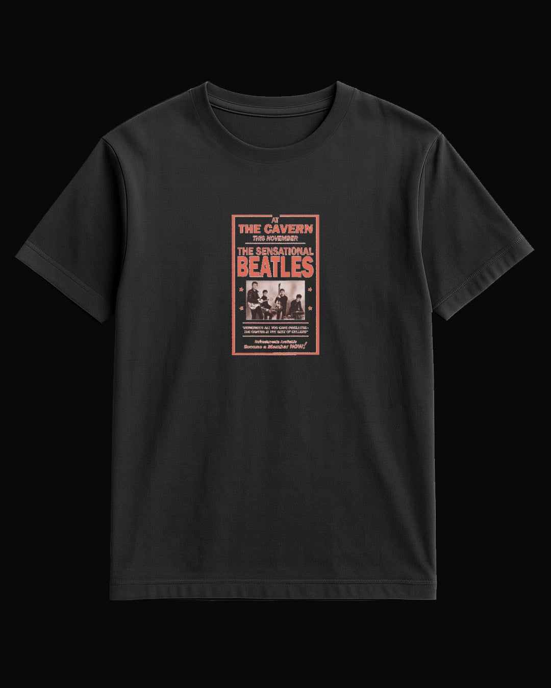 The Beatles The Sensational Beatles Black T-Shirt
