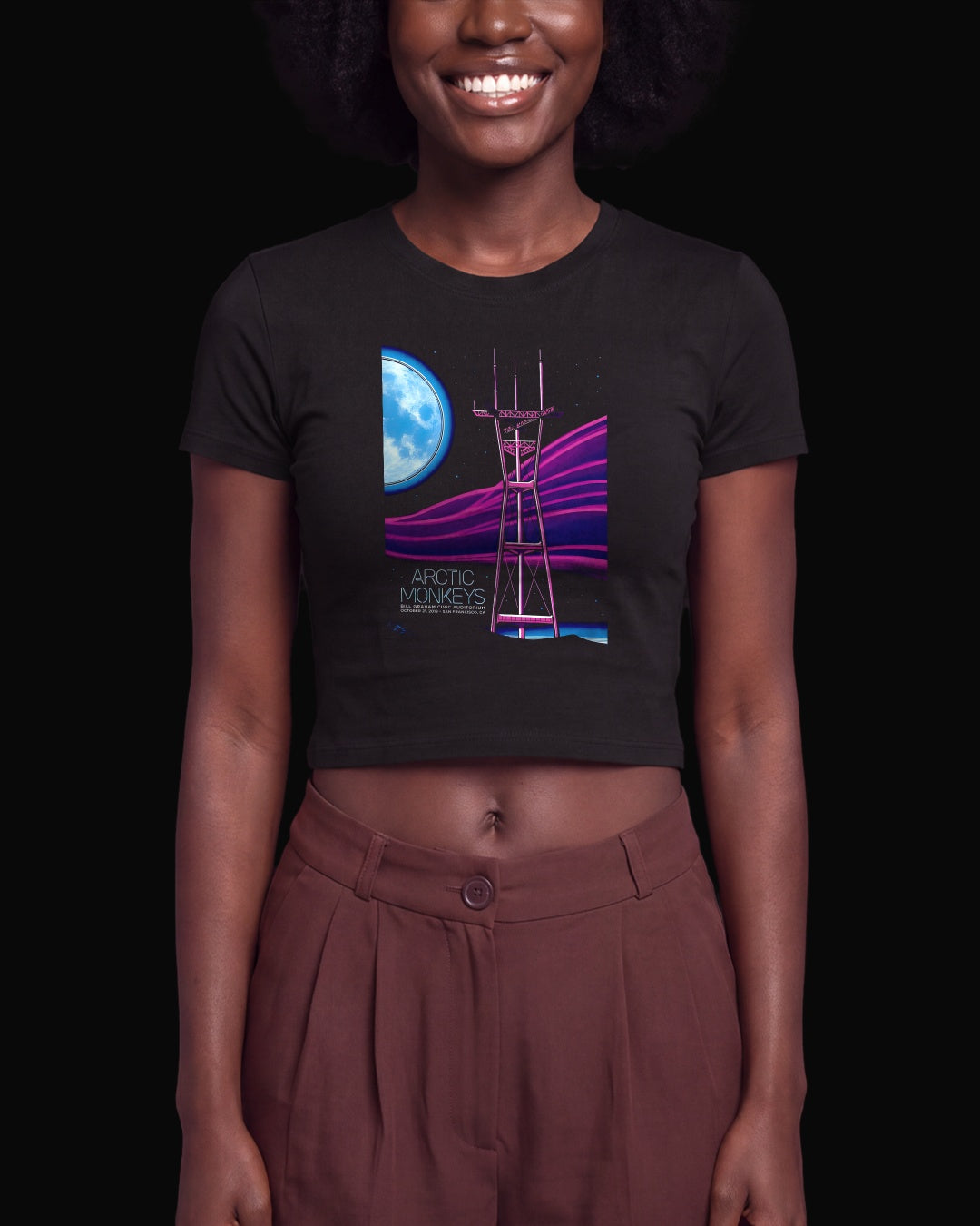 Arctic Monkeys Electric Satellite Siyah Baby Tee Tişört