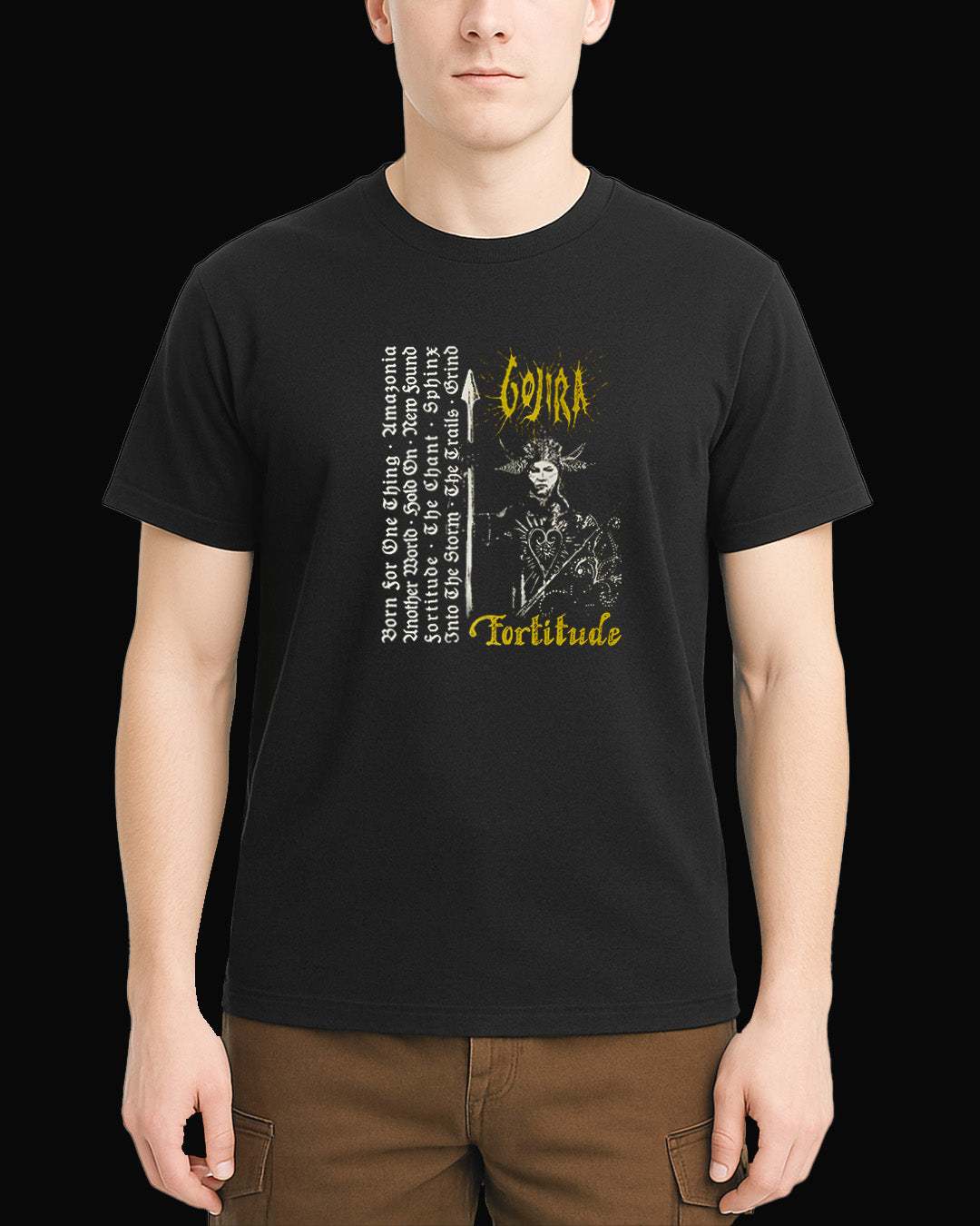 Gojira Fortitude Siyah Tişört V2